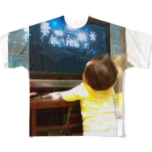 配信ライヴ - live streaming フルグラフィックTシャツ