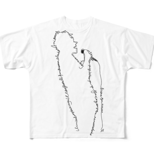 。 All-Over Print T-Shirt