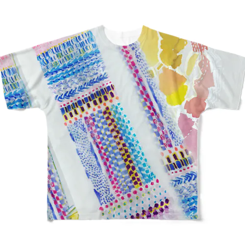 織る フルグラフィックTシャツ