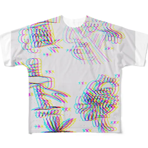 ××× All-Over Print T-Shirt