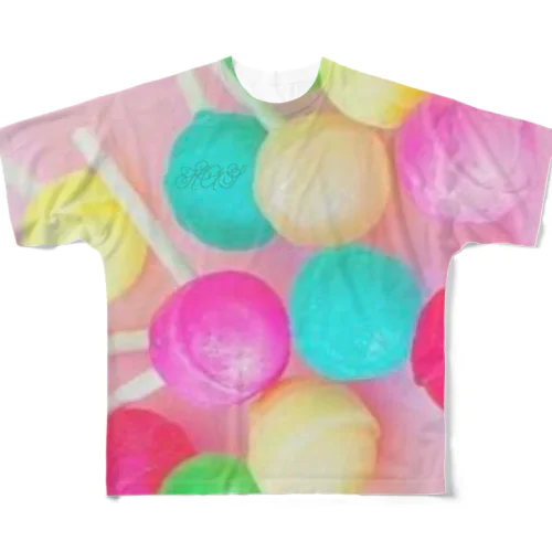 飴ちゃん🍭 All-Over Print T-Shirt