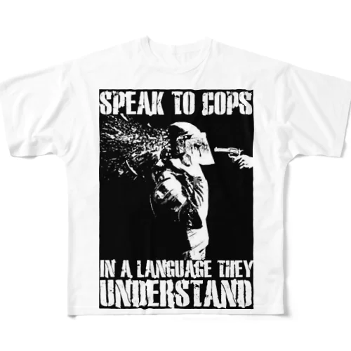 spark to cops フルグラフィックTシャツ