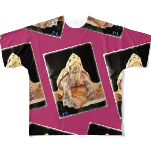 アジアンテイストアート風 All-Over Print T-Shirt