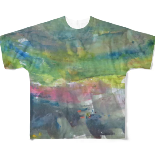 休日前夜③ All-Over Print T-Shirt