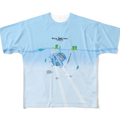 スズメ忍法帖 All-Over Print T-Shirt