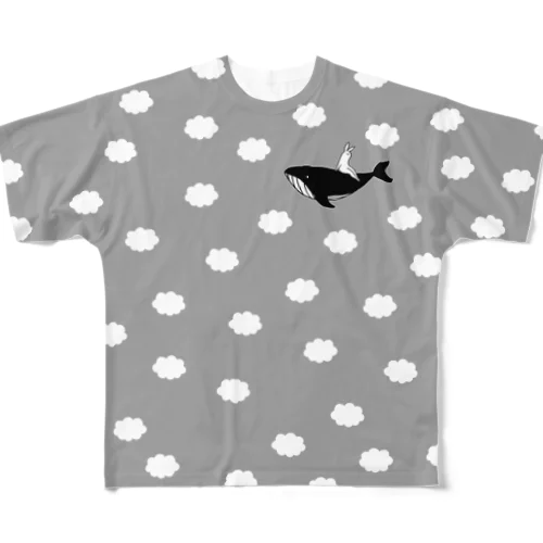 空を泳ぐ All-Over Print T-Shirt