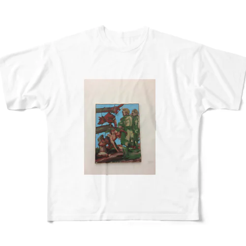ミュンヘン絵画Tシャツ All-Over Print T-Shirt