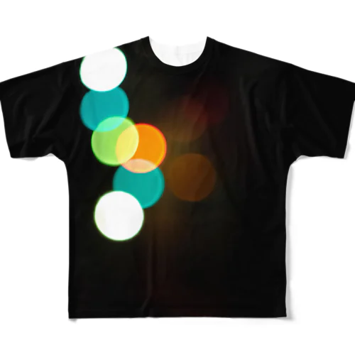 colored bokeh All-Over Print T-Shirt