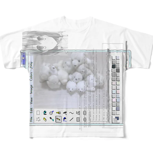 ｐ別離ｊ／＿.li  All-Over Print T-Shirt