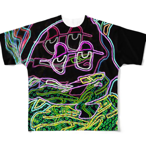 貧血気味君 All-Over Print T-Shirt