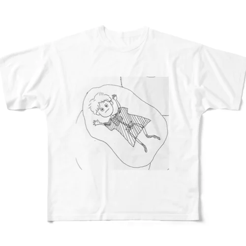 ハタリ All-Over Print T-Shirt
