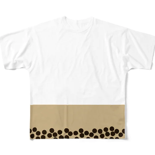 タピオカ All-Over Print T-Shirt