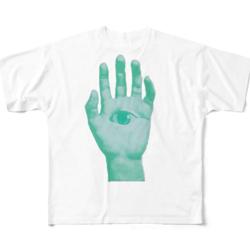 邪眼ポップ All-Over Print T-Shirt