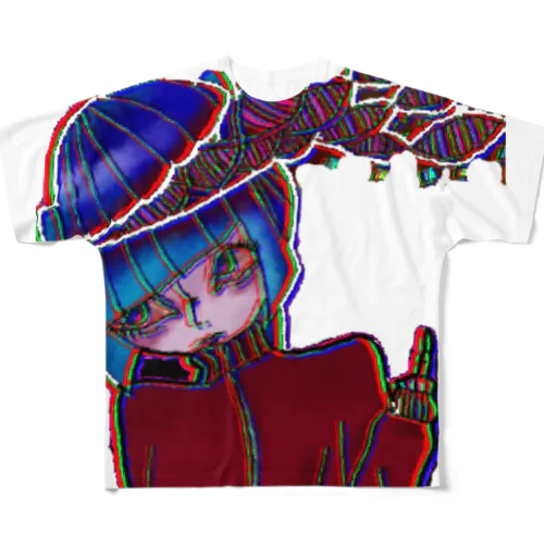 DG over All-Over Print T-Shirt