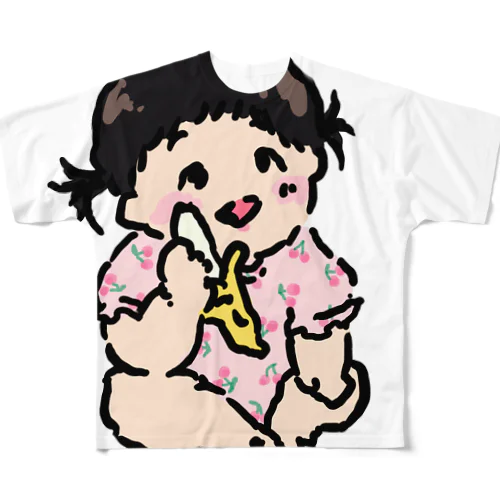 赤ちゃん フルグラフィックTシャツ