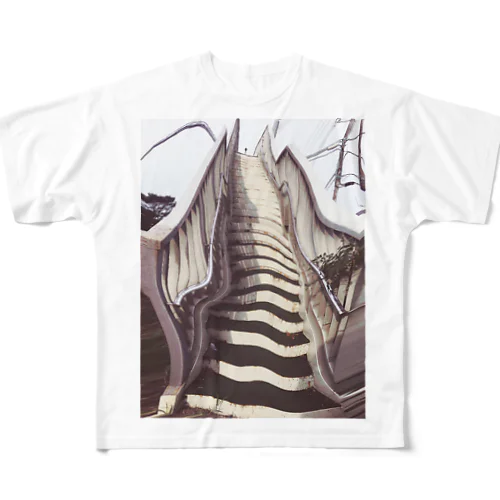 歩道橋 All-Over Print T-Shirt