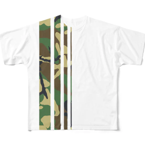 迷彩 All-Over Print T-Shirt