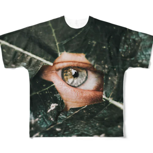 eye(leaf) フルグラフィックTシャツ