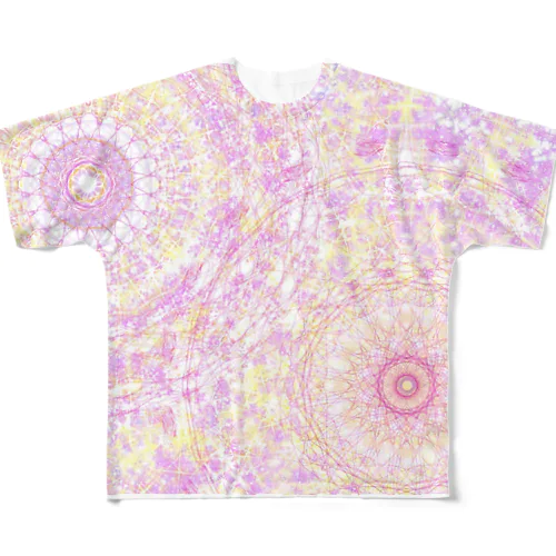 Flowers フルグラフィックTシャツ