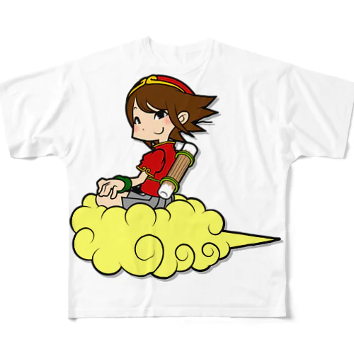 筋斗雲ちゃん All-Over Print T-Shirt