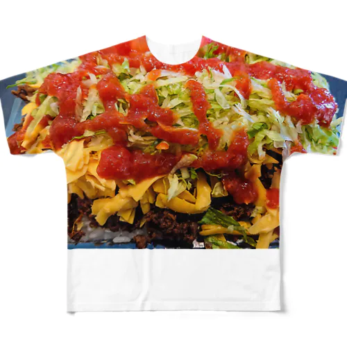 I LOVE  TACO RICE フルグラフィックTシャツ