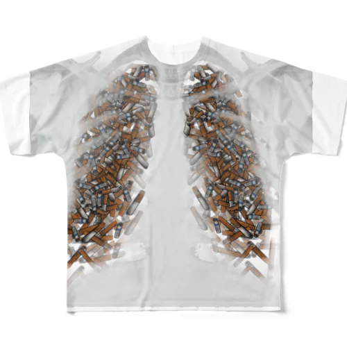 Smoking is addictive All-Over Print T-Shirt