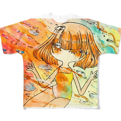 春を操る All-Over Print T-Shirt