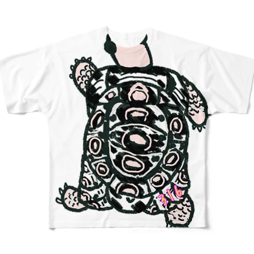 パブコックーヒョウモンちゃん All-Over Print T-Shirt