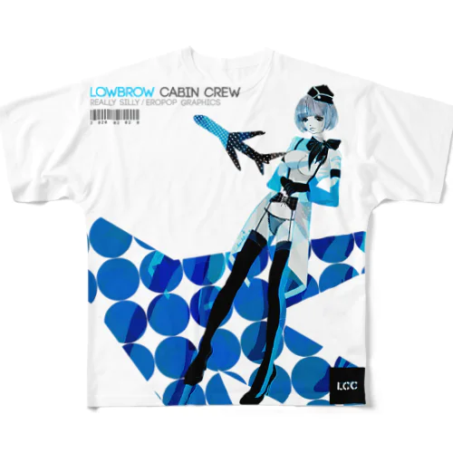 LCC SKY DOLL 空港コンシエルジュ型 All-Over Print T-Shirt