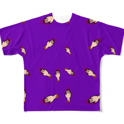 hands フルグラフィックTシャツ