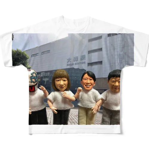 THE 大森オリジナルグッズ　（アー写version） フルグラフィックTシャツ