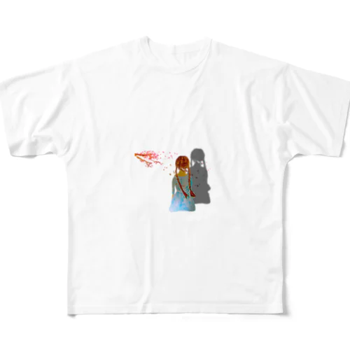 sakura that day girl All-Over Print T-Shirt