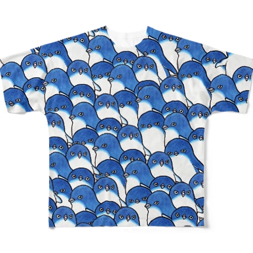 フェアリーペンギンは赤ちゃんじゃあないッ！と何回言わせるんだ！ All-Over Print T-Shirt