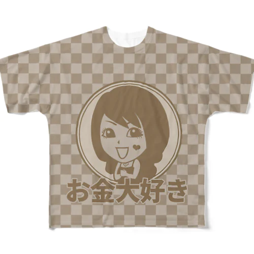 【両面フルグラ】KYOTO×VANILLA All-Over Print T-Shirt