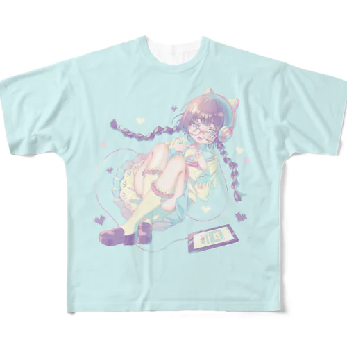 moe girl All-Over Print T-Shirt