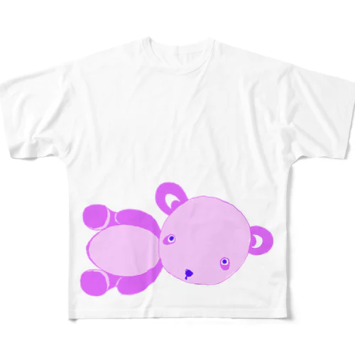 ゆめかわパンダ フルグラフィックTシャツ