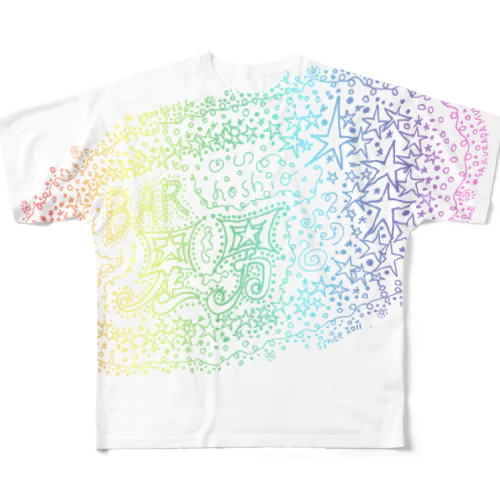 星男　MENU All-Over Print T-Shirt