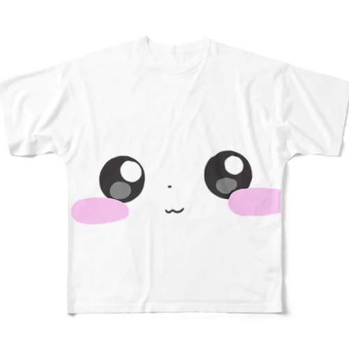 白猫ちゃん(仮) フルグラフィックTシャツ