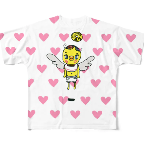 エンジェルきみちゃん フルグラフィックTシャツ