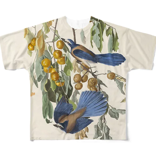 Florida　Jay All-Over Print T-Shirt