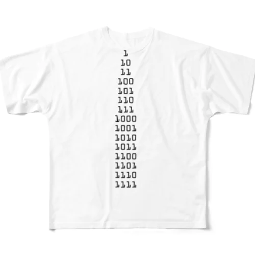 二進数 All-Over Print T-Shirt