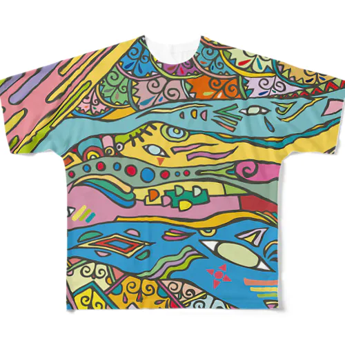 ibashiyo T 004 All-Over Print T-Shirt