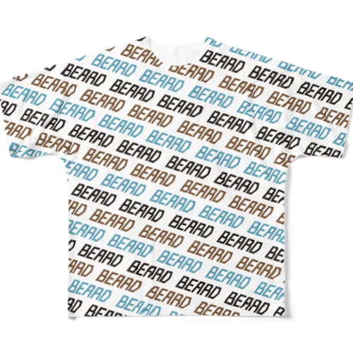 BEARD "3BEARD" All-Over Print T-Shirt