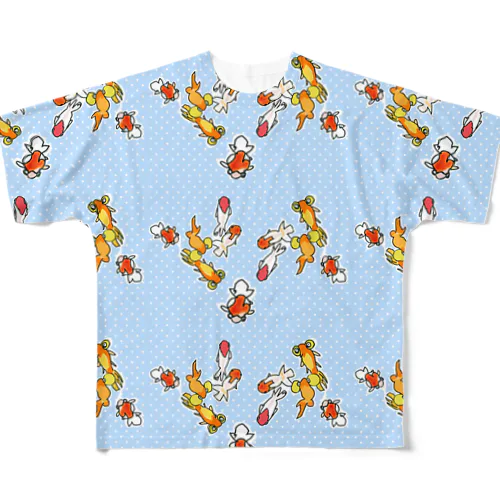 金魚ちゃん達 All-Over Print T-Shirt