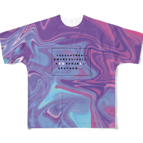 LSD Keyboard フルグラフィックTシャツ