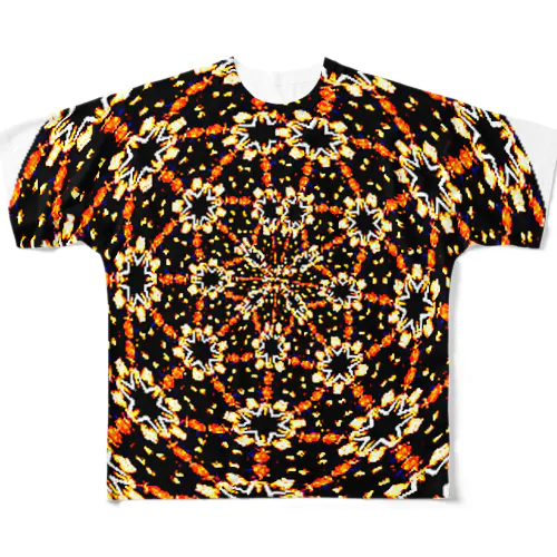 丸抽象模様 All-Over Print T-Shirt