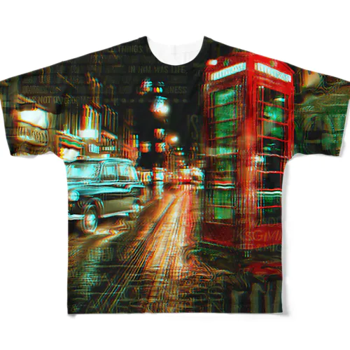 #street フルグラフィックTシャツ