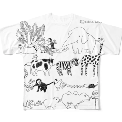 大きなカブ All-Over Print T-Shirt