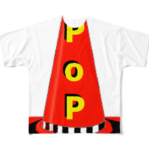 POPコーン All-Over Print T-Shirt