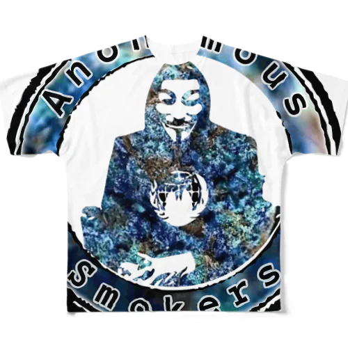 Anonymous Smokers フルグラフィックTシャツ